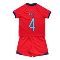 Camisa de time de futebol Inglaterra Declan Rice #4 Replicas 2º Equipamento Infantil Mundo 2022 Manga Curta (+ Calças curtas)